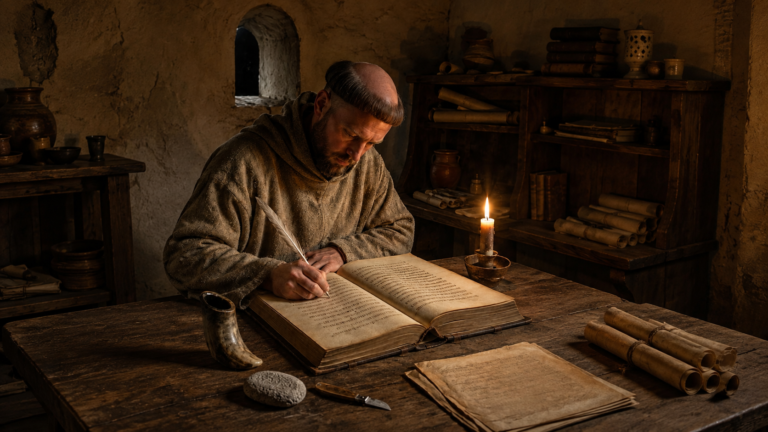A 7th-century monk enshrines Christianity into the annals of history