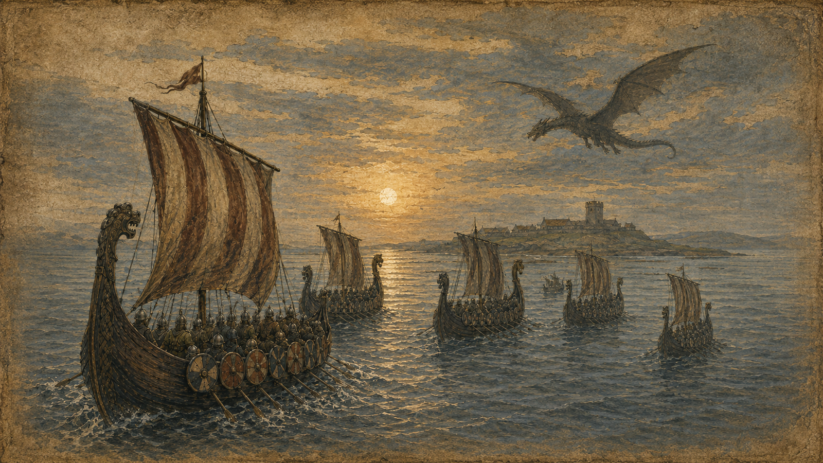 Whirlwinds and Dragons: The Plundering of Lindisfarne