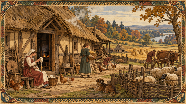 What life may have looked like in Anglo-Saxon England